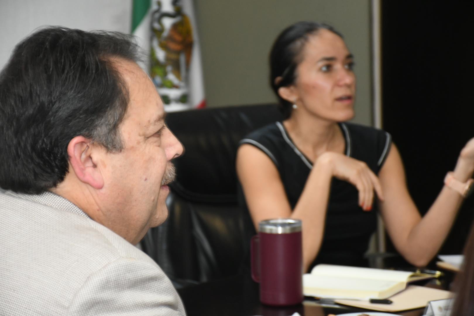 Reunión de trabajo con la Mtra. Dunia Ludlow Deloya, Directora de SUPERISSSTE